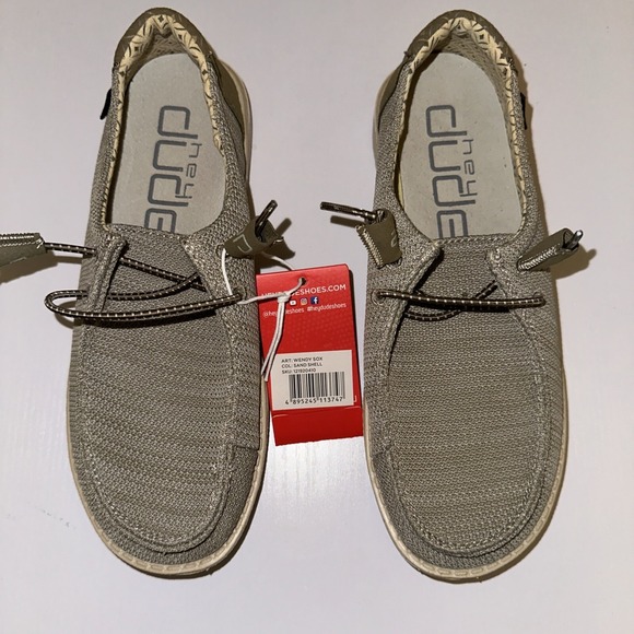 Hey Dude US Women's 6 EU 37 Beige Color New With Tags - Picture 2 of 9